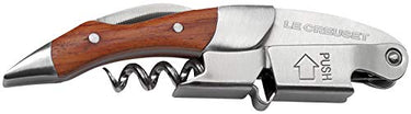 Le Creuset, Kellnermesser, Entfernung von Weinkorken, Holz/Edelstahl, Silber, WT110W, 59814012205274 im Sale